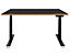 Schreibtisch elektrisch höhenverstellbar Josi | Stehpult | BxT 1200 x 800 mm | Gestell Grau | Basaltgrau | Novigami